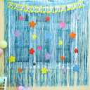 2 x Epakh 39 Pcs Cartoon Sponge Party Decorations Sponge 25th Birthday Decorations Includes 24 Pieces Paper Cards Decor 13 Pcs Happy Birthday Banner 2 Pieces Foil Fringe Curtain Backdrop for Photo Prop
