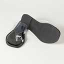 The Drop Women's Camilla Wide Thong Sandal (9, Clear)