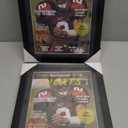 Goldfinch 2 Packs Sports Magazine Frames Displays Magazines Measuring 8 x 10.5 inches with Black Core Matting,Suitable for 1994-Current Collector's Edition Sports Magazines with Installed Hangers