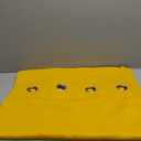 MYSKY HOME Yellow Blackout Curtains for Living Room Bedroom Curtains 84 Inches Long Grommet Room Darkening Window Curtains Thermal Insulated Single Panel Curtains 52 x 84 Inch, Mustard Yellow