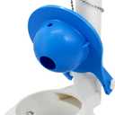 Toilet Flush Valve Assembly for One-Piece Toilets with Flapper and Chain 3-Inch Replacement Parts, Repair Kit, Easy Install.