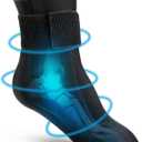 Tolaccea Reusable Gel Cold Therapy Sock for Hot & Cold Therapy, Ankle Foot Ice Pack Wrap for Injuries, Instant Pain Relief for Achilles Tendonitis, Plantar Fasciitis, Foot Heel -1pc