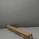 LazBlinds Cordless French Door Blinds, No Drill Roll Up Zebra Blinds, Light Control Day and Night Sheer Shades for Front Patio Sidelight Glass, 25.8'' W x 78'' L, White