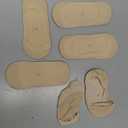 Toes Home No Show Socks Womens, Ultra Low Cut Liners Non Slip Footies for Flats Hidden Invisible Boat Summer 3 to 8 Pairs (9-11, 5 Pairs (Nude))