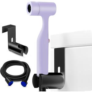 Handheld Bidet Sprayer with Toilet Hose | Dual Spray Modes | Leak-Proof ABS | for Feminine Wash, Baby & Pet Care(Macaron Purple, 1 Set)