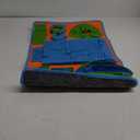 Vivifying Snuffle Mat for Dogs, Interactive Dog Puzzle Toy for Boredom and Mental Stimulation, Enrichment Feeding Game Sniff Mat Helps Slow Eating and Keep Busy (Blue Green Orange)