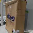 Drive Steel Transport 17" silver vein frame wheel chair