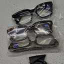 miyya Stylish Reading Glasses for Women, Cheaters Eyeglasses, Oversized Blue Light Readers, Fashion Eye Glasses (Black + Brown Tortoise + Black-pink Gradient + Gray Tortoise + Brown-gray Tortoise + Clear) 4.0