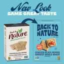 Back to Nature - Cracked Black Pepper Whole Wheat Crackers - Non-GMO, Made with Whole Grain Wheat & Sea Salt - Seriously Tasty Snacks - 7 Ounce Best By 05/31/26