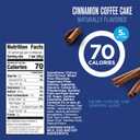 Fiber One 70 Calorie Soft Baked Bars, Cinnamon Coffee Cake, Mega Pack, 18 Ct, 16 oz (EXP 03/04/27)