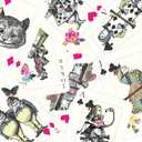 8 x Reusable Alice in Wonderland Party Decorations Oversized Playing Cards Mad Hatter Tea Party Supplies Onederland Birthday Dcor Alice Room Decor Baby Shower Decorations for Kids & Adults 17" x 11"