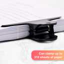 Coideal Metal Bulldog Clips Black, 10 Pcs 4 Inch Large Binder Paper Clips for Office Files, Food Bags