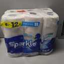 Sparkle Pick-A-Size Paper Towels, 6 Double Rolls (660 Sheets Total) - Strong 2-Ply Towels for Kitchen Cleanup and Everyday Messes