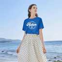 Autism Awareness Shirt for Women: in April We Wear Blue Shirts Mental Health Tee Inspirational Short Sleeve Tee Tops (Blue, XXL)