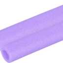 PATIKIL 2 Pcs Pipe Insulation Foam Tube, Heat Preservation Foam Pipe Tubing Covers 3/8" (10mm) ID x 3.3FT x 13/16" OD for Handle Heat Water Pipe Freeze Protection, Purple