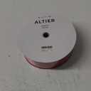 Altier 2.5 Inch x 40 Yards Red Burlap Wired Ribbon for Christmas Home Decoration Gift Wrapping Bow Making Wreath DIY Crafts