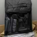 28-inch Rolling Duffle Bag with Wheels and Handle, Black