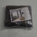 YoungsTex Dark Brown Linen Curtains for Living Room 2 Panels, Chocolate Light Filtering Window Drapes with Rod Pocket Back Tab Textured Semi Sheer for Dining Bedroom, 52 X 72 Inch