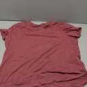 THE GYM PEOPLE Women's Workout Short Sleeve Breathable T-Shirts Athletic Yoga Tee Tops (Red, M)