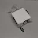 GENMOUS 6 Pack Farmhouse Wooden Bead Coasters with Metal Holder for Coffee Table Decor, Square Handmade Cup Coasters Set for Drinks Absorbent, Rustic Cute for Home Kitchen Table Dcor Gift