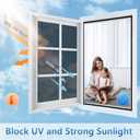 Window Tint for Home,Window Privacy Film,Reflective Window Film for Home,Office, Shop Windows (Black Silver, 23.6''X118'')