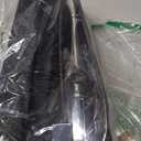 Kitchen Faucets Vessel Sink Faucet, Hurran Chrome Kitchen Sink Faucets, Modern Single Hole Bar Sink Faucet with 2 Supply Hoses, Tall Flat Pipe Faucet for Utility Sink Vanity RV Farmhouse Sink