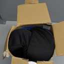 Seat Cushion for Office Chairs - Tailbone, Coccyx Pain Relief - Butt, Pressure & Sciatica Relief - Gaming, Wheelchair, Car & Desk Pillow, Black (Large)