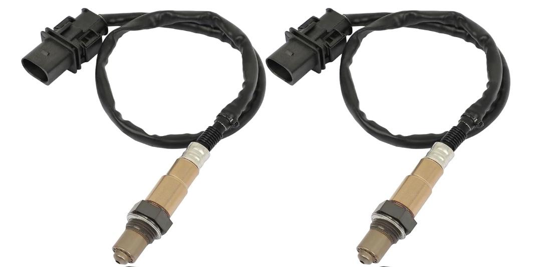 Upstream Downstream Oxygen Sensor for BMW 325Ci 2003-2006 325i 2003-2005 330Ci 2003-2006 330i 2003-2005 525i 2004-2005 530i 2004-2005 X3 2004-2006, 234-4683 234-5107 O2 Sensor, 2 Pack 
