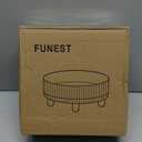 funest Makeup Perfume Organizer, 360 Degree Rotating Lazy Susan Cosmetic Desk Storage Lotions Display Case Round Tray with Large Capacity, for your Jewelry