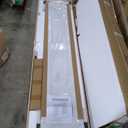 Bifold Barn Door 15"W x 84", MDF Bi-Fold Sliding Closet Doors with Hardware Kit Included, Pre-Finished Easy Assembly, Water-Proof PVC Surface & Save Space, H-Frame, 40" Track for 2 Doors,White