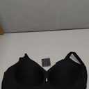 Womens Wireless Jelly Bras Seamless Bra No Underwire Full Coverage Padded Bralette Comfortable Everyday Bras (Large, Black)