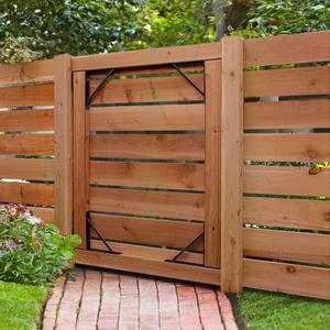 Heavy Duty Fence Gate Kit Gate Hardware No Sag Kit 2x4s Adjustable for Wooden Fence Gate Windows Shed Doors (1 Set)