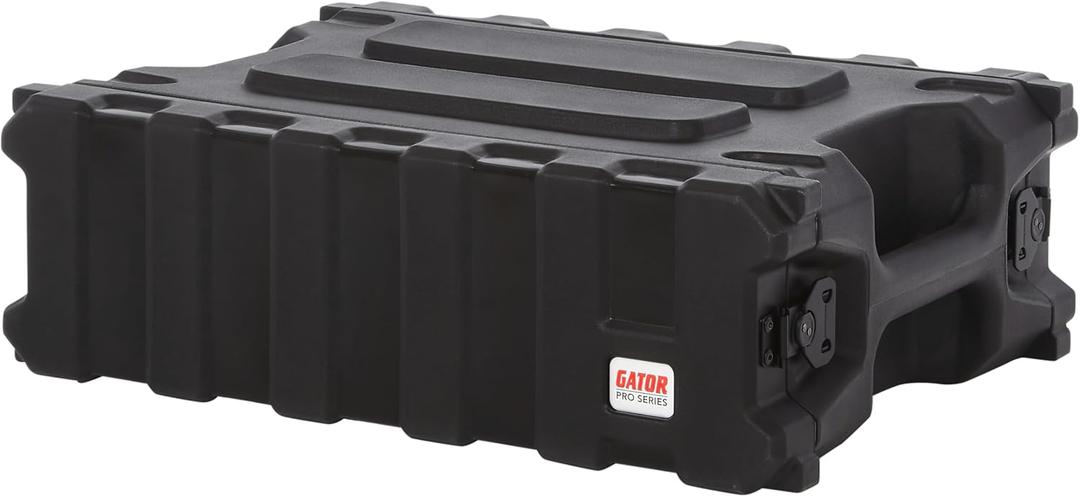 Gator Cases Pro Series 3U Rack Case with Shallow 13" Depth, Roto Molded Made in USA (G-PRO-3U-13)