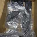 4 Pack - 8 inch Black Hidden L Shelf Bracket (1/5 Inch Thicked) Iron Floating Shelf Brackets Rustic Industrial Metal Brackets for Shelf Support