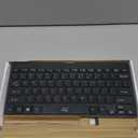 SR Mini Keyboard 2.4G Wireless Thin Light 78 Keys USB Multimedia Small for Pc Computer Laptop (Black)