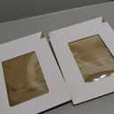 SCT White Window Bakery Boxes with Attached Flip Top, 4-Corner Beers Design, 6 x 6 x 3, White, Paper, 200/Carton