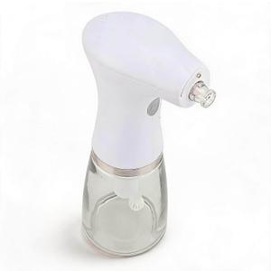 Electric Oil Sprayer, Oil Sprayer with LED Light Glass Continuous Spray Adjustable Electric Oil Dispenser Bottle for Cooking