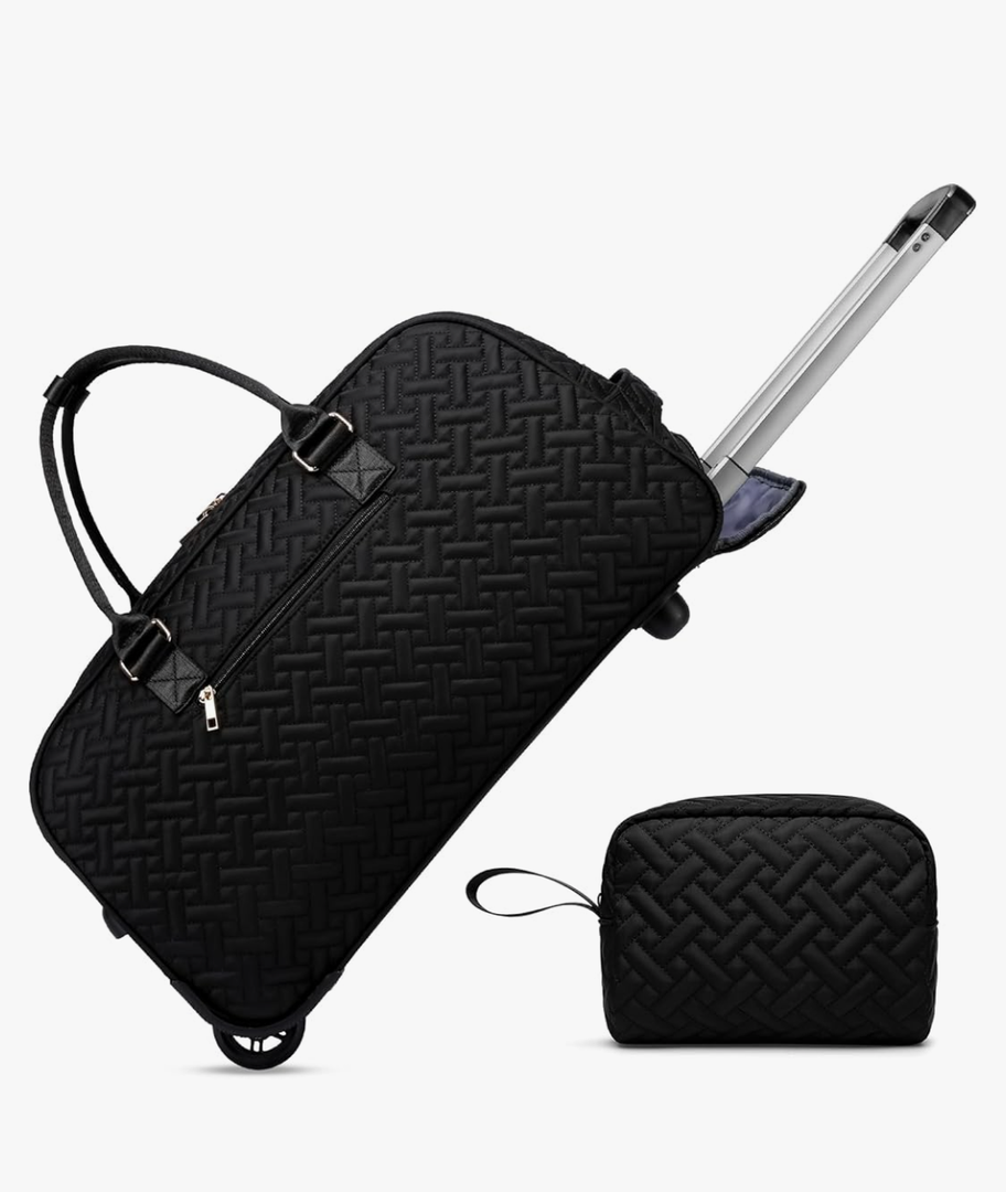 Duffle Bag for Travel, Weekender Bag with Shoe Compartment, Carry On Overnight Bag for Women with Toiletry Bag, Gym Bag with Wet Pocket, Hospital Bags for Labor and Delivery Beige