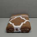 Buganda Indoor Door Mat, Dirt-Resistant and Absorbent Doormat, Anti-Slip, Low Profile Floor Mats for Inside Entryway, Front, and Back Door Entrance (36x24 Inches, Brown)