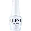 OPI GelColor LED Cure Gel Nail Polish | White, Gray & Black Shades | Salon-Quality Shine, Long-Lasting Wear | Easily Soak Off Removal | Vegan & HEMA Free | 0.5 Fl Oz (Optical Nailusion | Opaque Bright Iridescent White Glitter)