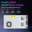 Creality Official K1 SE/K2 SE 350W Power Supply, Original 3D Printer Switch Power Supply for Creality K1/K1C/Ender 3 V3/Ender 3 V3 SE/V3 KE/Ender 3 S1/S1 Pro/S1 Plus/Ender 3 V2/Ender 3 Neo/CR 10 SE