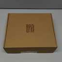 VOMIRA Ankle Boots for Women Square Toe Kitten Heel Boots (7, Black)