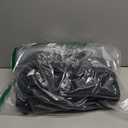 Amazon Basics 6 Piece Oversized Fade resistant Towel set, 100% Cotton towels for bathroom, soft and absorbent, 2 Bath Towels, 2 Hand Towels and 2 Washcloths bathroom towel set, Black