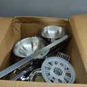 4.5 Gallon Drink Dispensers for Parties, Beverage Dispenser with Stand, Commercial Hot Cold Juice Dispenser with Ice Container and Stainless Steel Drip Trays for Beer, Water Lemonade