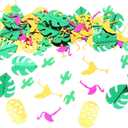 Didiseaon Beach Birthday Decorations Hawaiian Party Favors 2 Packs Paper Confetti Scatter for Wedding Party