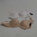 Smart & Sexy Women's Signature Lace Push-up Bra-Perfect for Seeking Effortless Style and Comfort 32B (In the Buff, White)