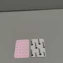 Anteel 2 Pack Silicone Suction Phone Case Mount, Non Slip Sticky Grip for Cellphone, Silicon Adhesive Suction Cup Mount, Strong Grip Holder for Selfies and Videos (LightPink&White)