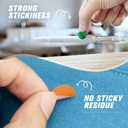 Epakh 9600 Pieces 1/2 Inch Round Color Circle Dot Sticker Labels 10 Assorted Colors Coding Adhesive Round Sticker for Marking, Organizing