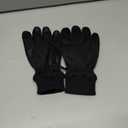 Winter Gloves for Women Men: Water Resistant Thermal Gloves for Running, Cold Weather Touchscreen Gloves for Snow (Medium, Black)