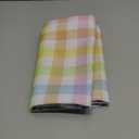 Hafangry Easter Buffalo Check Plaid Tablecloth Gingham Spring Party Decoration Rustic Kitchen Dining Room Table Cover (60" x 84")